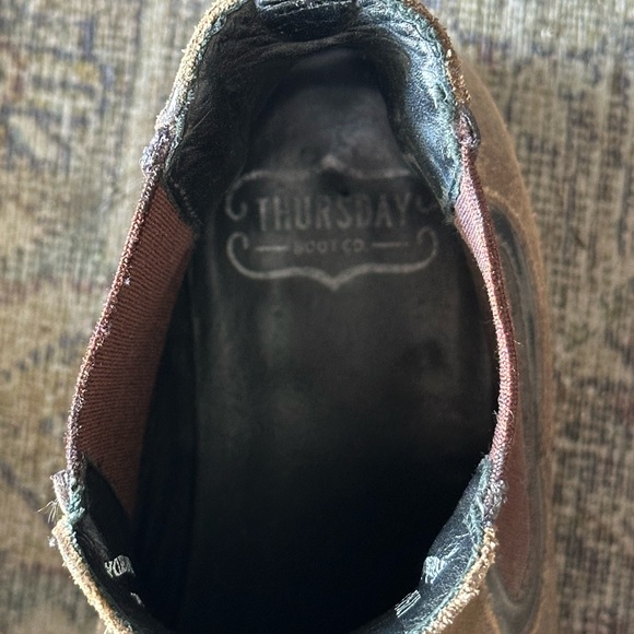 Thursday Boot Company Duke Boots - Dark Olive Suede - Picture 3 of 3